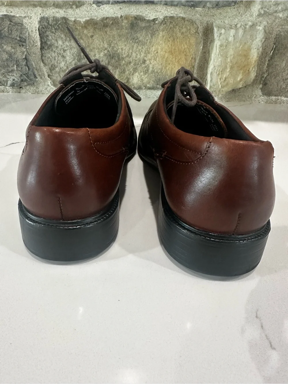 Bostonian Flexlite Brown Leather Cap Toe Oxfords Men's 8.5M